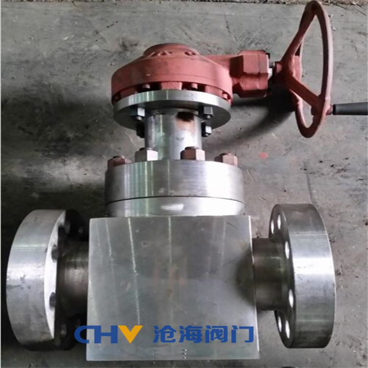 GZF983Y-420高壓電動防爆卡箍平板閘閥